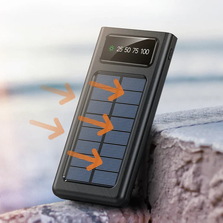 Powerbank solar ULTRA 🔋INFINITY ENERGY ⚡️ (Diseño compacto y ahorra consumo de energía)